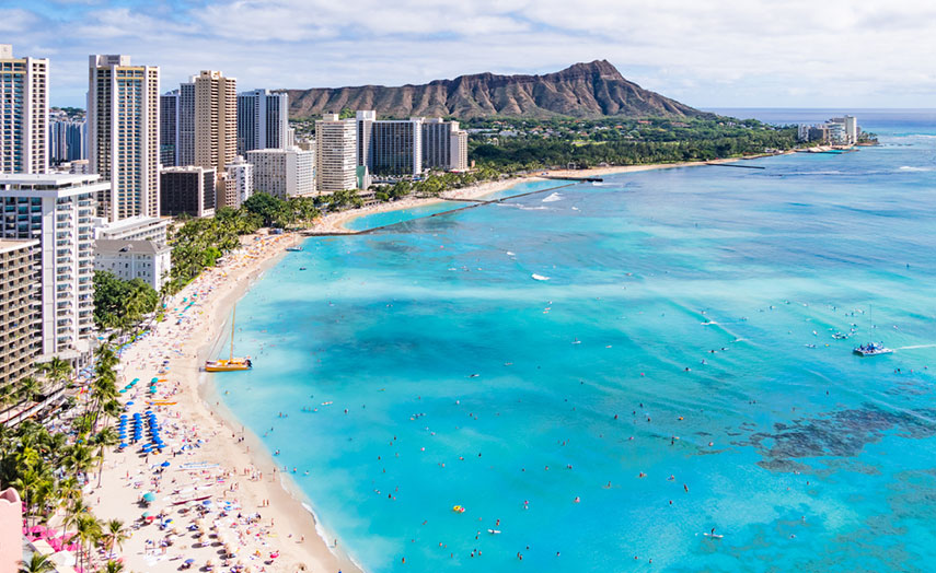Hawaii Urlaub Waikiki Beach