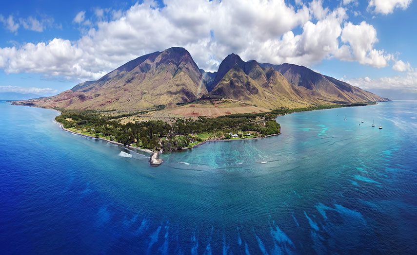 Insel Maui Aerial